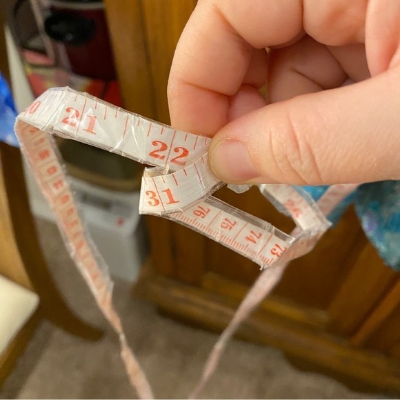 Vintage butterfly bubble sleeve button up casual blouse shirt top large 12 80s - Picture 6 of 8